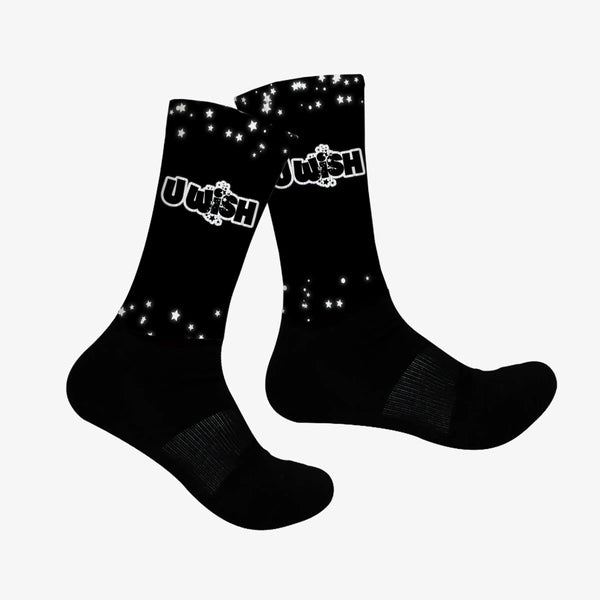 UWish Starry Black Socks